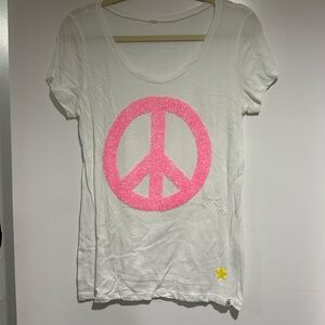 Peace sign t shirt